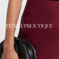 Bordeaux silk skirt